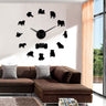Xanvelis Bulldog Acrylic Mirror Wall Clock
